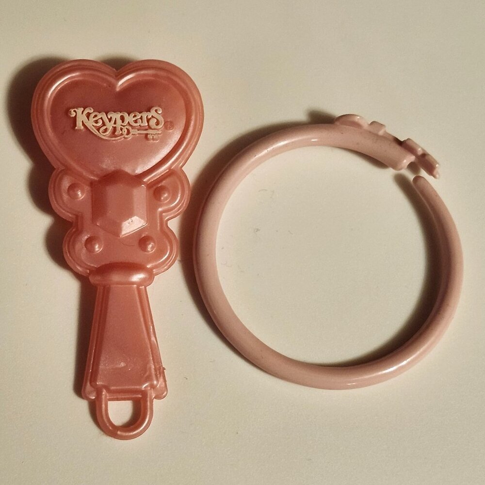 1980s Vintage Tonka KEYPERS Replacement Parts Brush Keyring Fancy The Snail